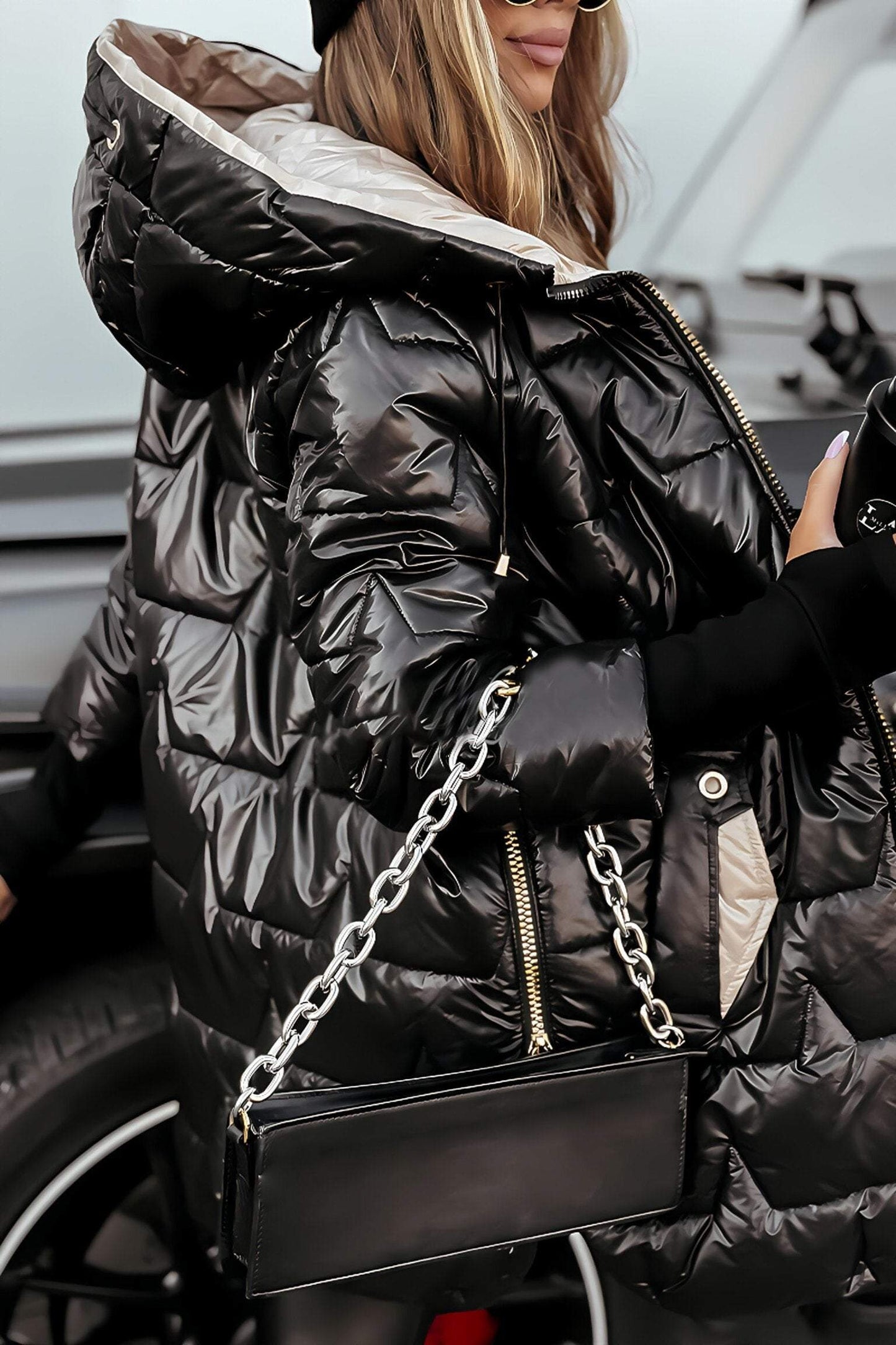 Rosegold | Braune Winterjacke