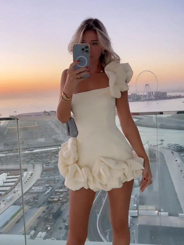 Taylor | Mini-Kleid mit Einem Schulterträger