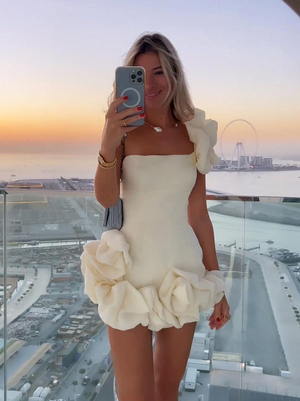 Taylor | Mini-Kleid mit Einem Schulterträger