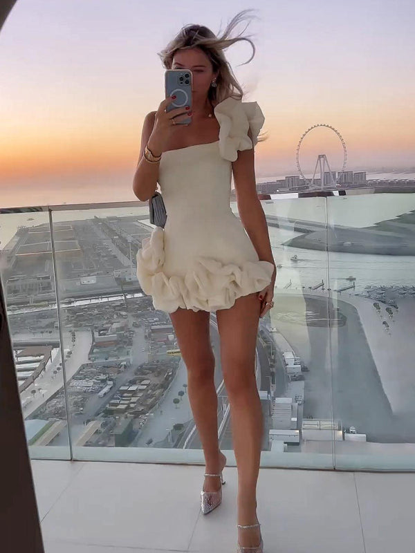 Taylor | Mini-Kleid mit Einem Schulterträger