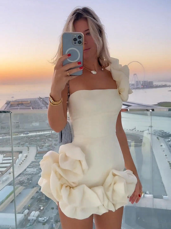 Taylor | Mini-Kleid mit Einem Schulterträger