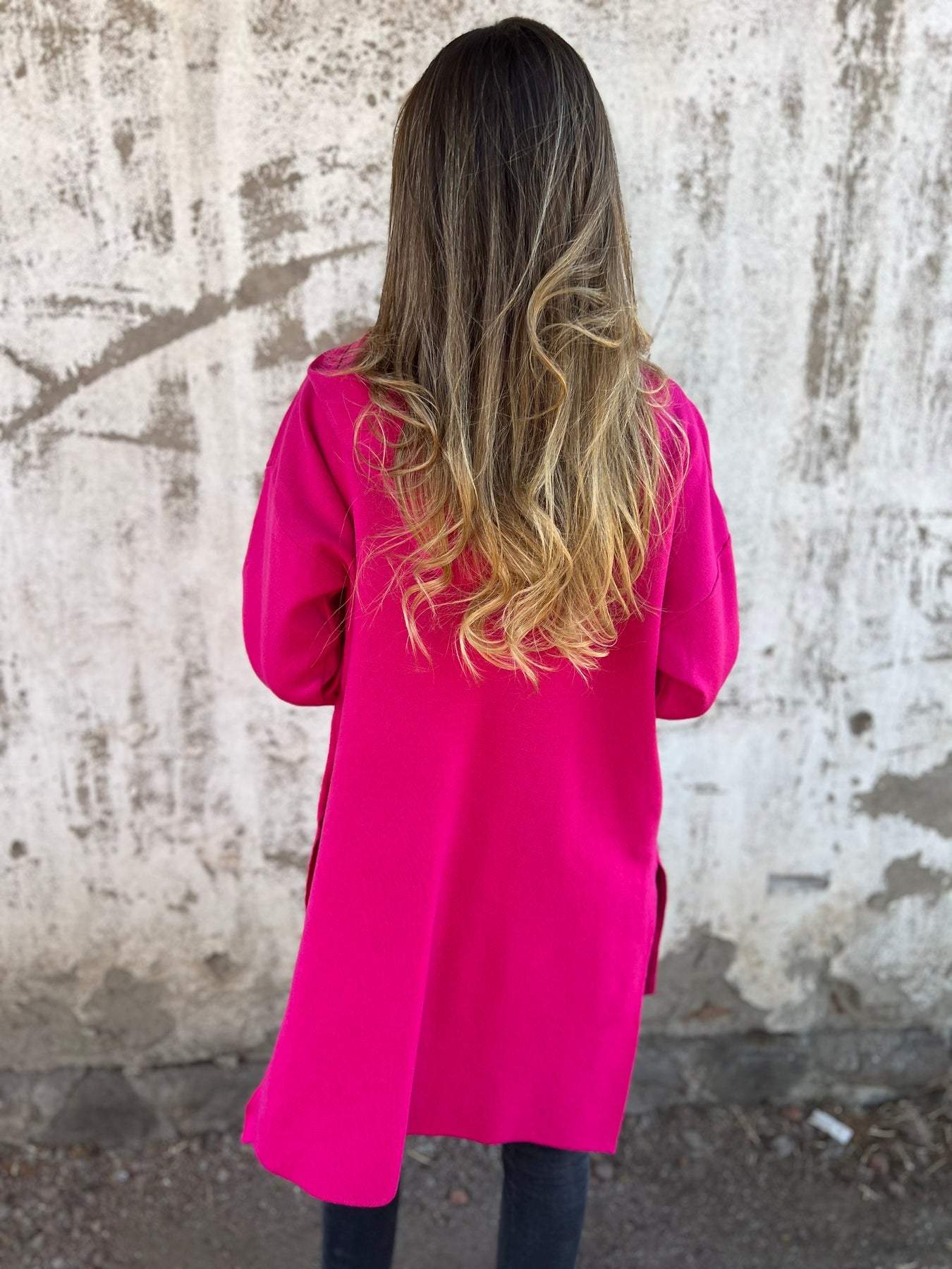 Lora | Strickjacke mit Reißverschluss und langen Ärmeln