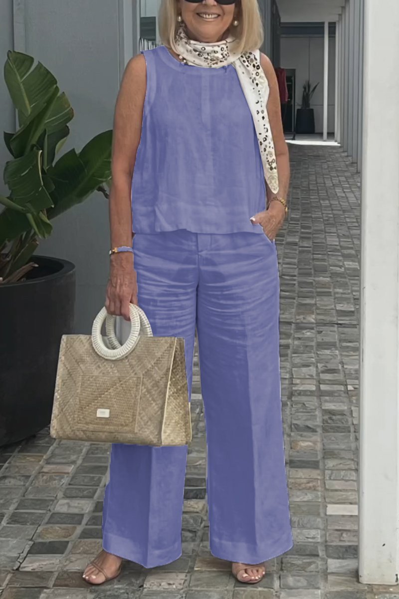 Adley  |  Anzug aus Baumwolle und Leinen