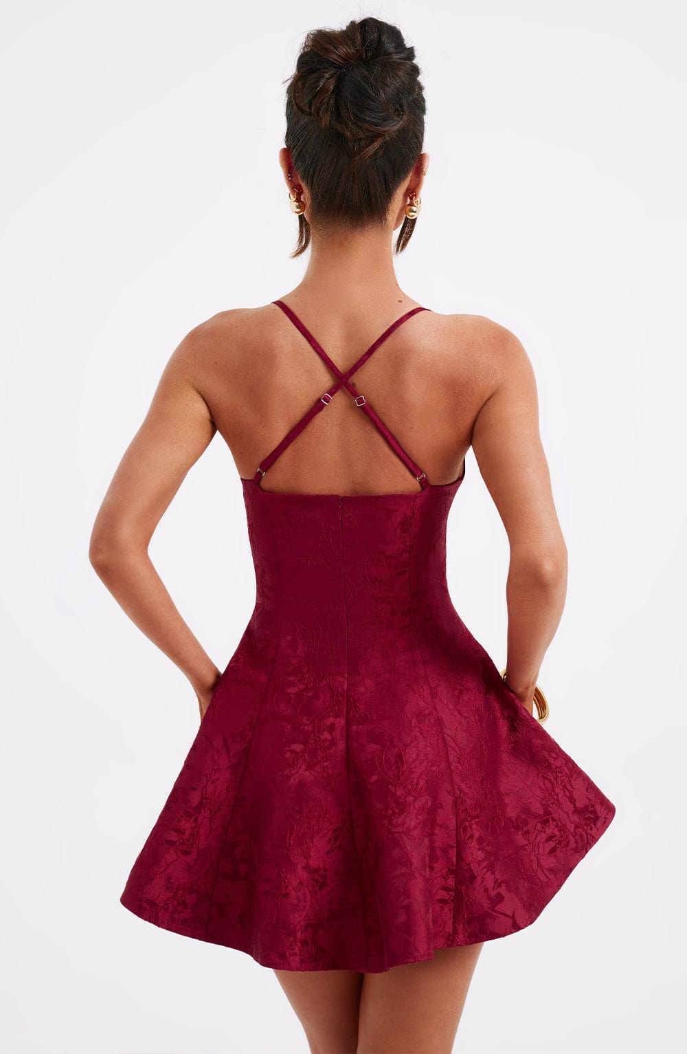 Suzette | Rote Playsuit-Kleid