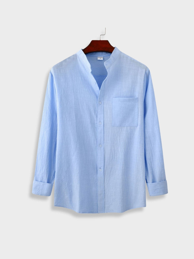 Rutha | Langärmliges Oberteil und Leinenhose 2-teiliges Set