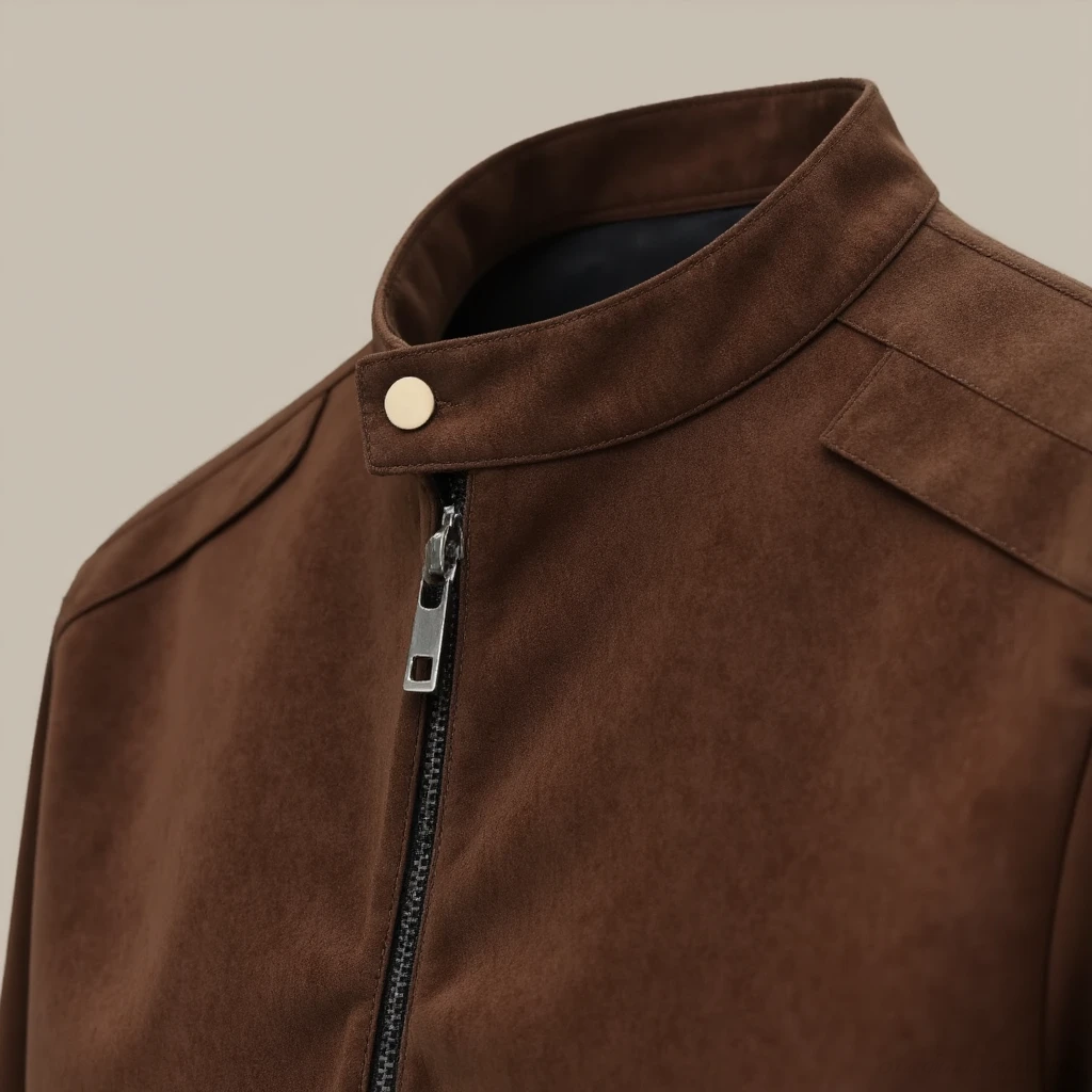 Hugo | Luxuriöse Wildleder-Lederjacke für Herren, stilvoll und zeitlos