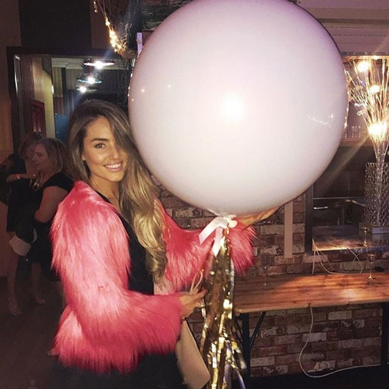 Flush | Zottelige Pelzjacke