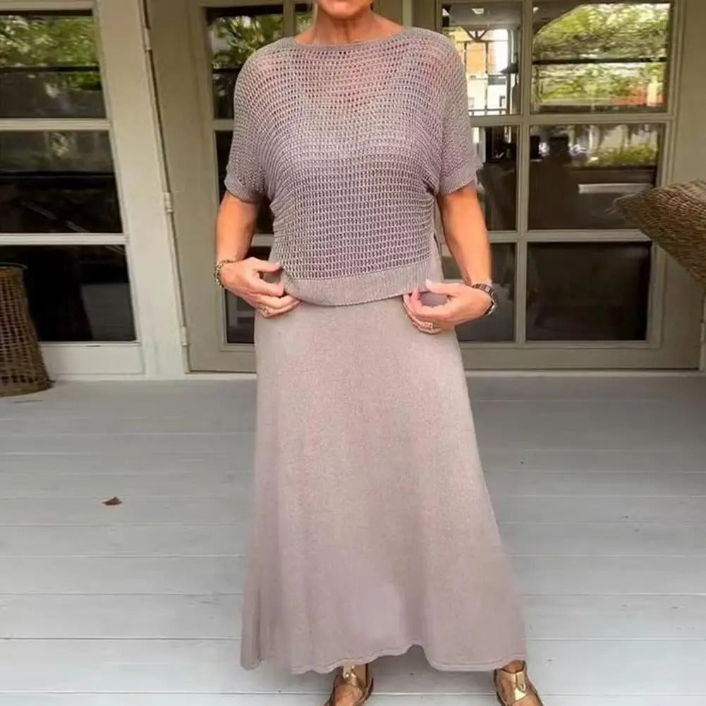 Zephyr | Zweiteiliges Strumpfhalterkleid und Cropped Bluse