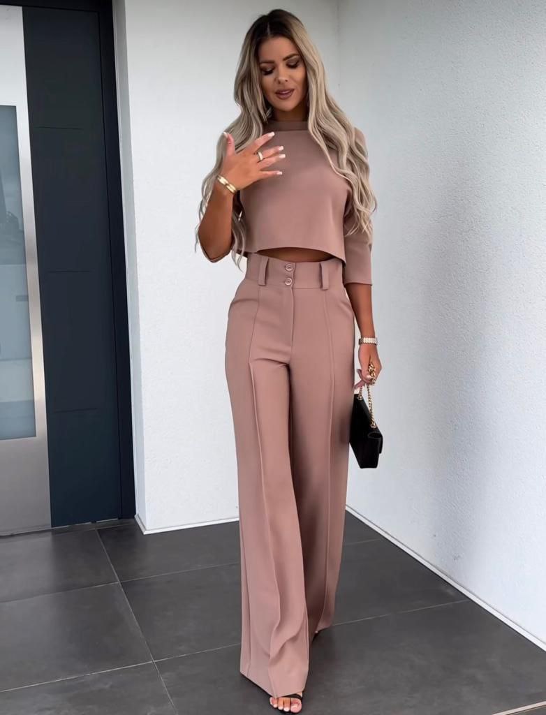 Azura | Zweiteiliges Set in Uni-Farbe