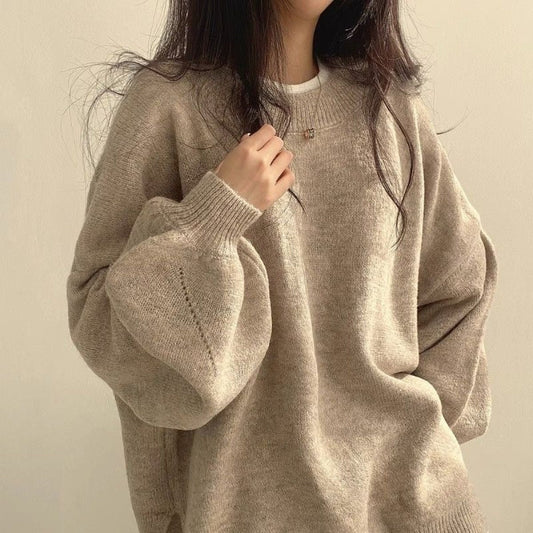 Rainah | Bequemer Pullover mit weiten Laternenärmeln