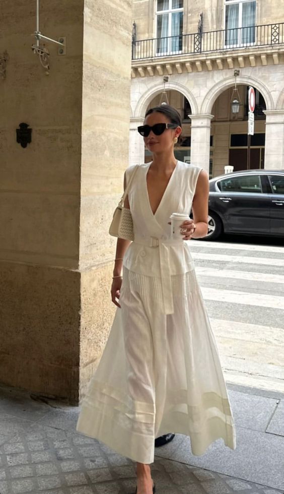 Ismeralda | Elegantes weißes Kleid