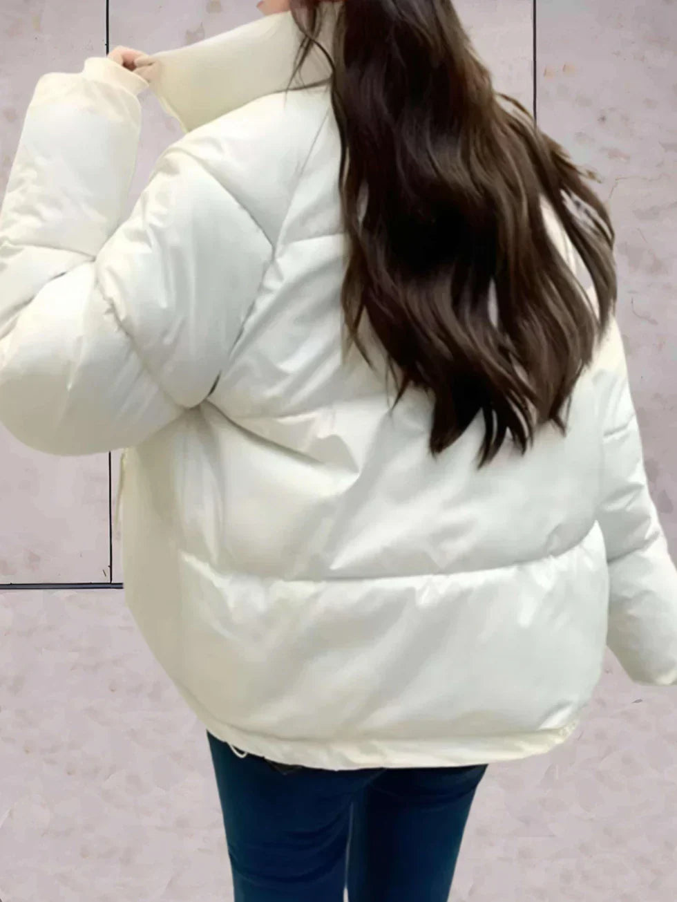 Dana | Parkajacke mit Stehkragen und Doppelverschluss