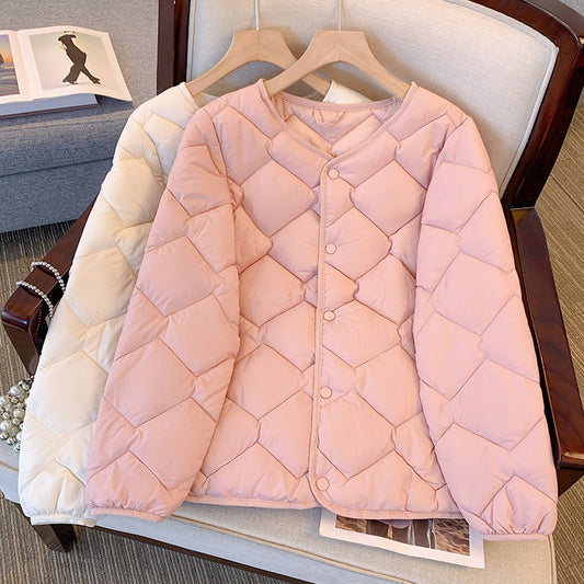Stacey | Quiltierte Winterjacke mit Knöpfen für Damen