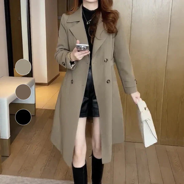 Rosebelt┃Eleganter gefütterter Trenchcoat