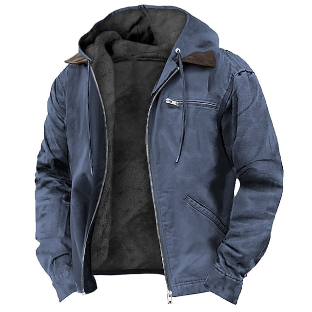 Owenn | Moderne Outdoor-Jacke für Herren mit Kapuze und Kordelzug