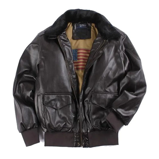Lister | Winter Vintage Leder Motorradjacke