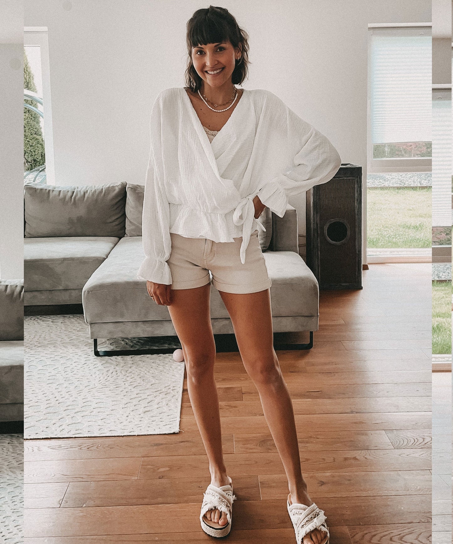 Hyuhan | Bluse Weiß