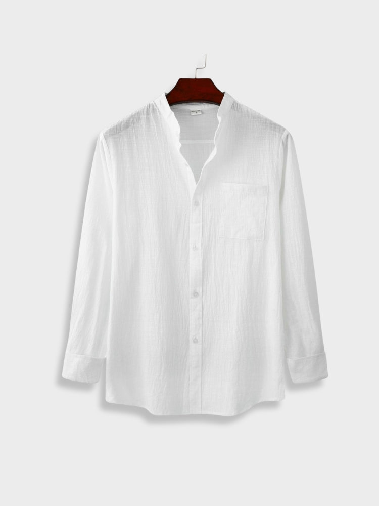 Rutha | Langärmliges Oberteil und Leinenhose 2-teiliges Set