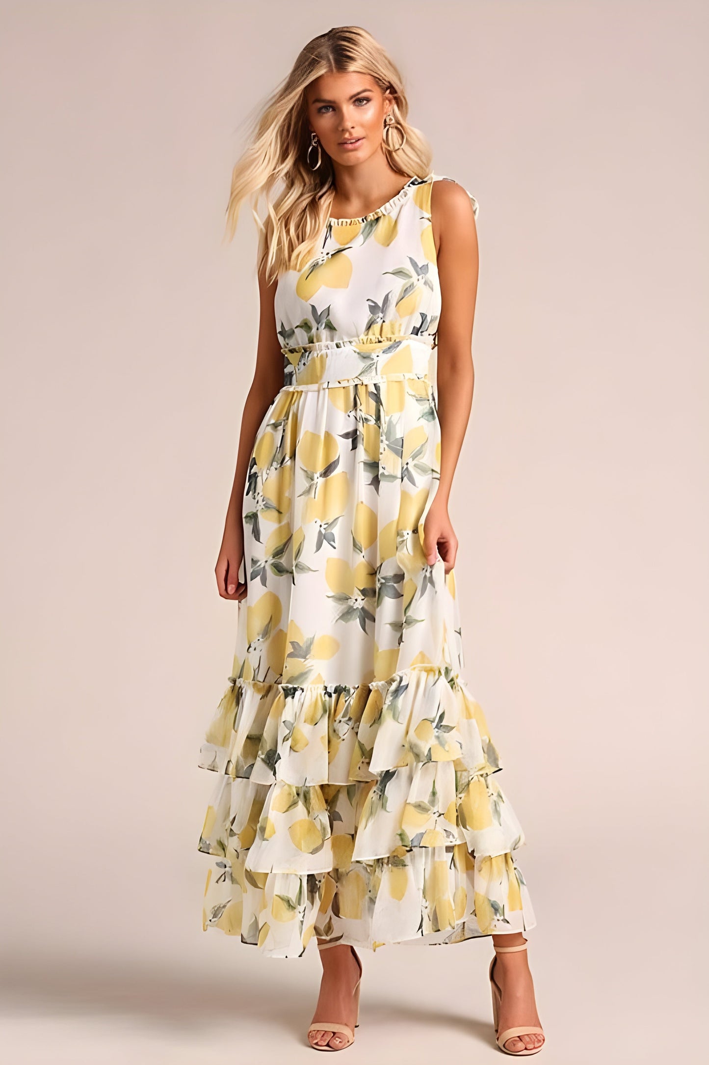 Noeimie - Maxi-Kleid mit lässigem Print